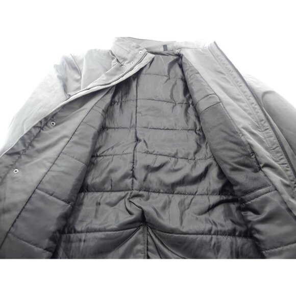 $395 Calvin Klein Extreme Slim Fit Raincoat Parka Black Men's 44 Reg - Picture 5 of 12